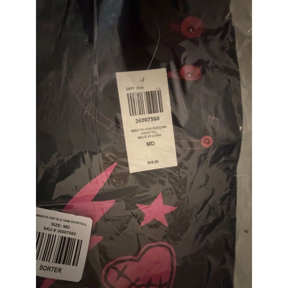 Monster High Pink Icons Shortalls med